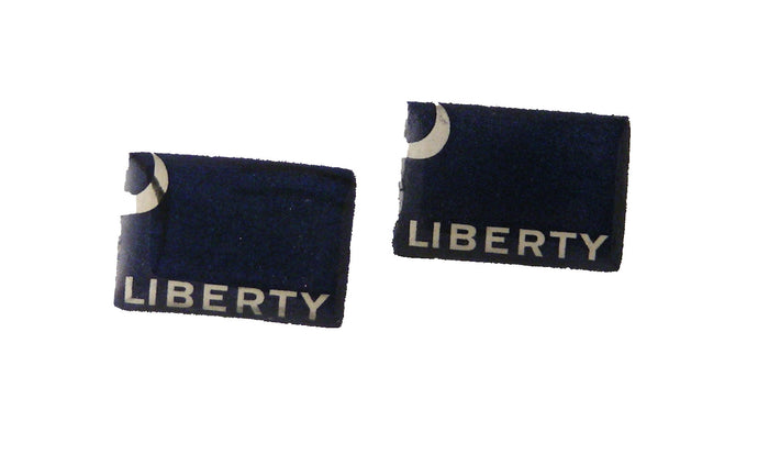 1968 FORT MOULTRIE FLAG  POSTAGE STAMP CUFFLINKS NEW ORLEANS CUFFLINKS