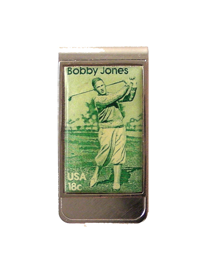 bobby jones stamp money clip new orleans cufflinks
