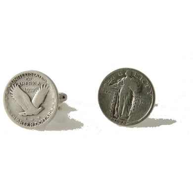 STANDING LIBERTY QUARTER CUFFLINKS New Orleans Cufflinks