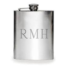 Load image into Gallery viewer, ENGRAVED 4 OZ STAINLESS STEEL FLASK
