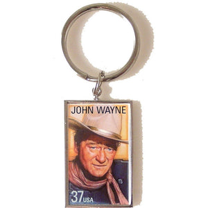 2004 JOHN WAYNE POSTAGE STAMP KEY RING New Orleans Cufflinks