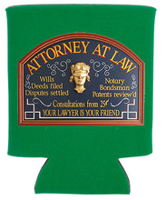 Load image into Gallery viewer, ATTORNEY AT LAW KOOZIE NEW ORLEANS CUFFLINKS
