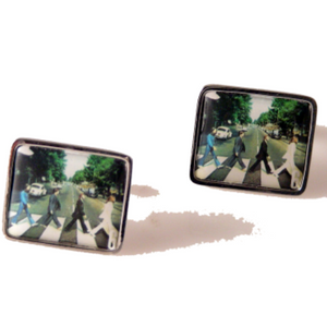 2007 THE BEATLES ABBEY ROAD STAMP CUFFLINKS New Orleans Cufflinks