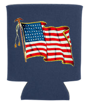 Load image into Gallery viewer, AMERICAN FLAG KOOZIE NEW ORLEANS CUFFLINKS
