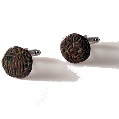 CHOLA MASSA COIN CUFFLNKS New Orleans Cufflinks