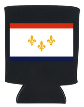 Load image into Gallery viewer, new orleans flag koozie new orleans cufflinks
