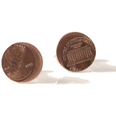 LINCOLN PENNY WITH ERROR CUFFLINKS New Orleans Cufflinks