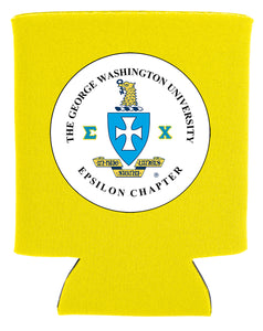 custom fraternity/sorority logo koozie new orleans cufflinks