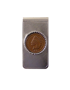 indian head penny money clip new orleans cufflinks