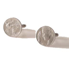 ITALIAN LIRE COIN CUFFLINKS NEW ORLEANS CUFFLINKS