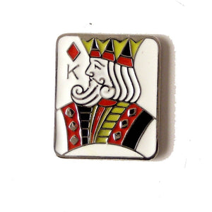 KING OF DIAMONDS  LAPEL PIN New Orleans Cufflinks