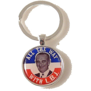ALL THE WAY WITH LBJ KEY RING New Orleans Cufflinks
