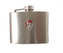 Load image into Gallery viewer, 4 OZ STAINLESS STEEL PIRATE FLASK
