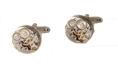 watch movement cufflinks new orleans cufflinks