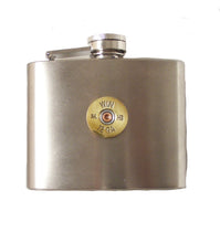 Load image into Gallery viewer, 4 OZ STAINLESS STEEL SHOTGUN SHELL FLASK
