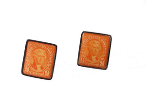 1927 thomas jefferson postage stamp cufflinks new orleans cufflinks