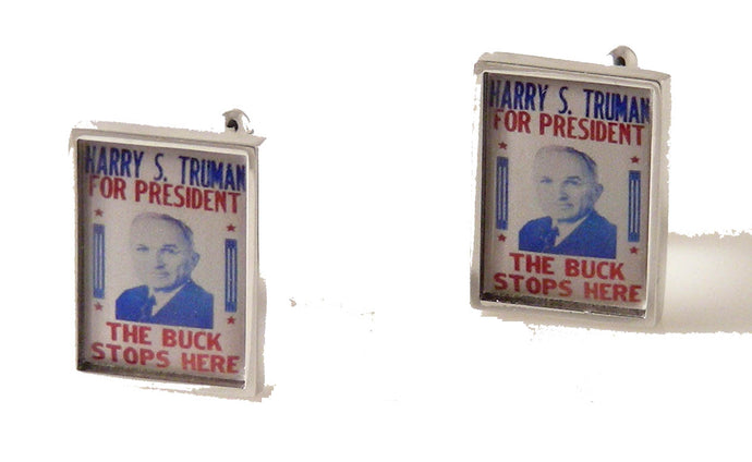 Harry Truman cufflinks  new orleans cufflinks